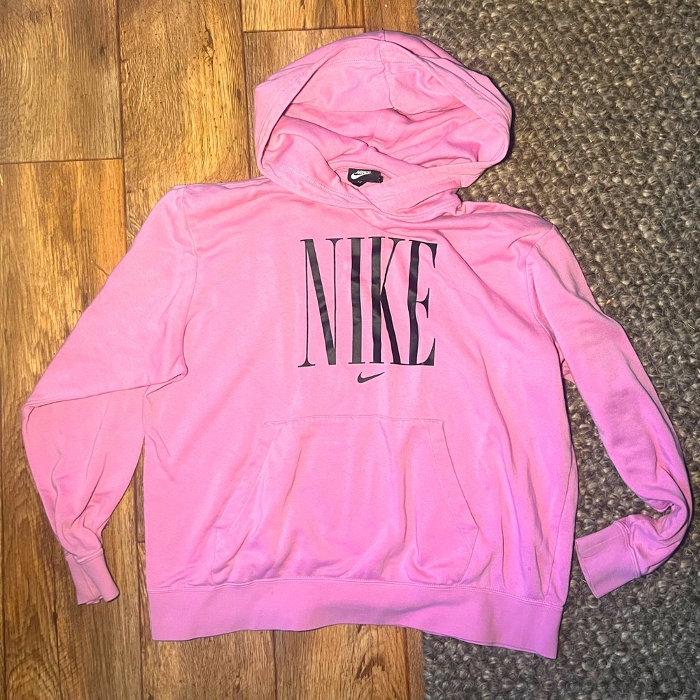 Nike hoodie, pink. Women’s size Large